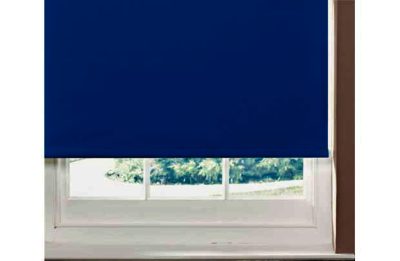 ColourMatch Thermal Blackout Roller Blind - 4ft -Marina Blue
